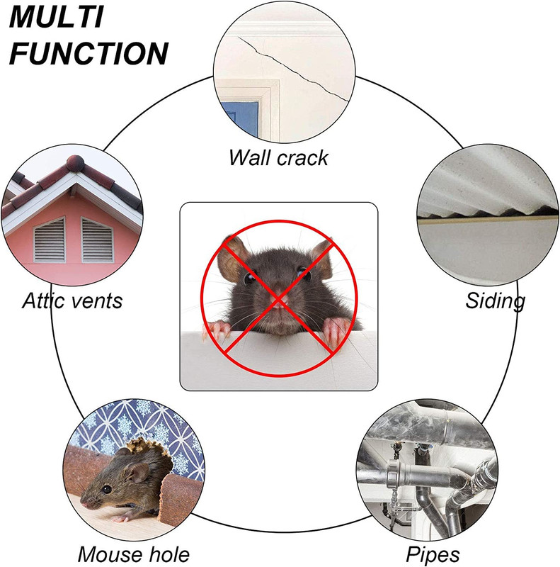 Steel Wool for Mice Control - |15FT (150G)| - Steel Wool 0000 Fill Fabric Fine W gallery