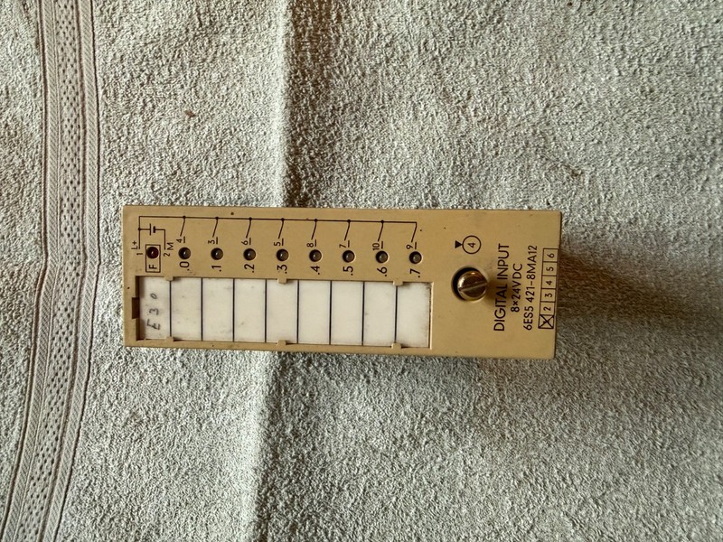 SIEMENS SIMATIC S5 6ES5 421-8MA12 Digital Input Module 2pcs+ Base 6ES5 700-8MA11