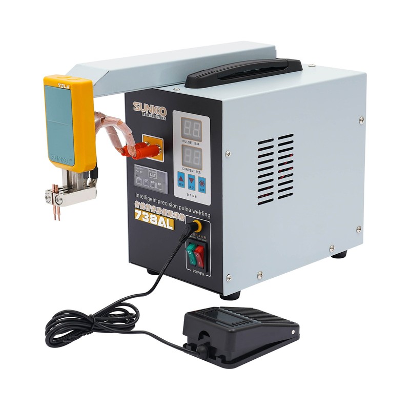 Hand-held Pulse Spot Welder Welding Machine f/ Battery Pack SUNKKO 737G 50A-900A gallery