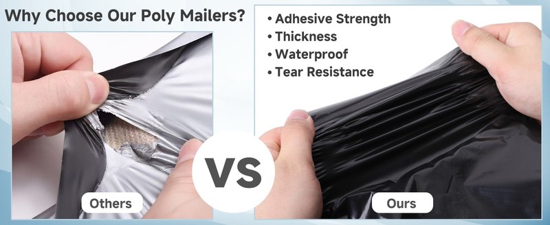 Poly Mailers Shipping Bags 6x9 9x12 10x13 12x15.5 14.5x19 19x24 24x24 24x36 gallery