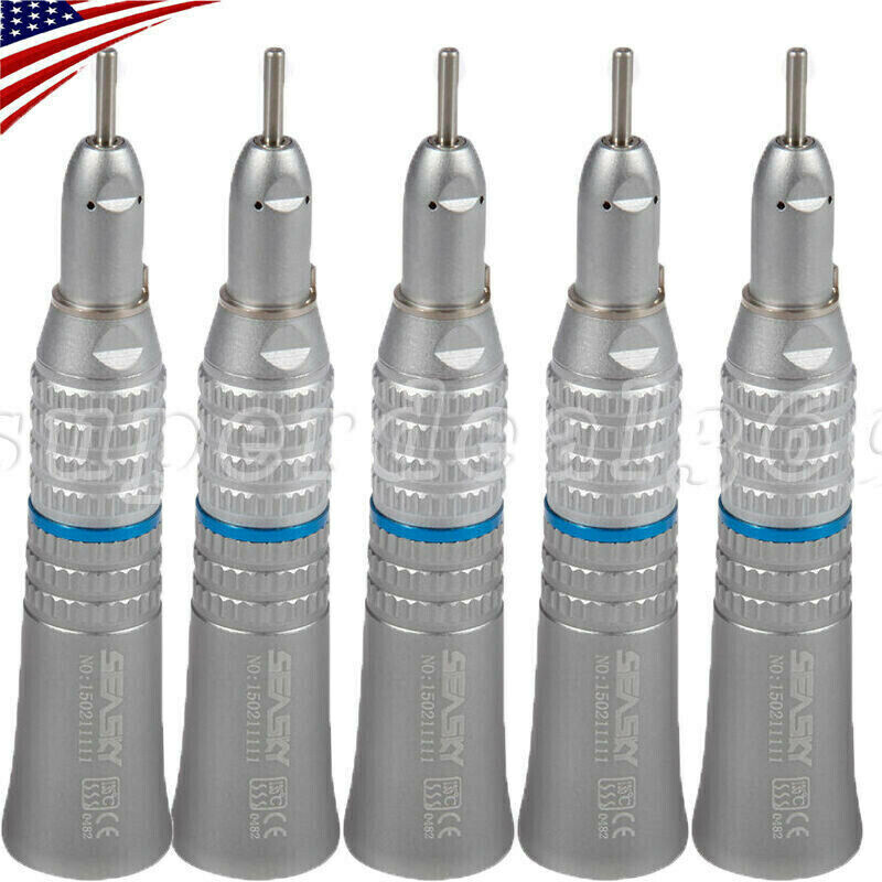 5x Dental Slow Low Speed Handpiece Straight Nose cone f/ NSK E-type Motor SEASKY gallery