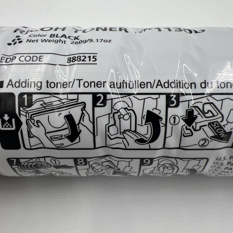 RICOH Toner Cartridge 1130d 9,000 Page Yield Black 888215 ONE gallery