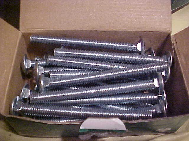 Qty 25 3/8″-16 X 4 1/2″ CARRIAGE BOLTS – GRADE-5 – With free shipping