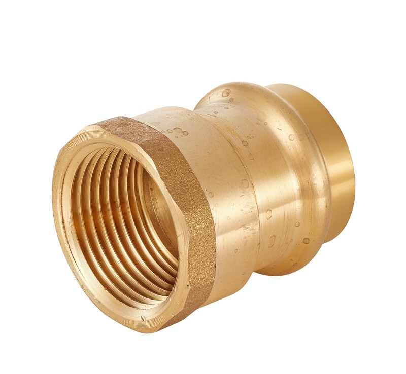 5 PCS EFIELD 3/4 "Press Fit X 3/4" Female NPT Brass Adapter,Full Port, Lead Free gallery