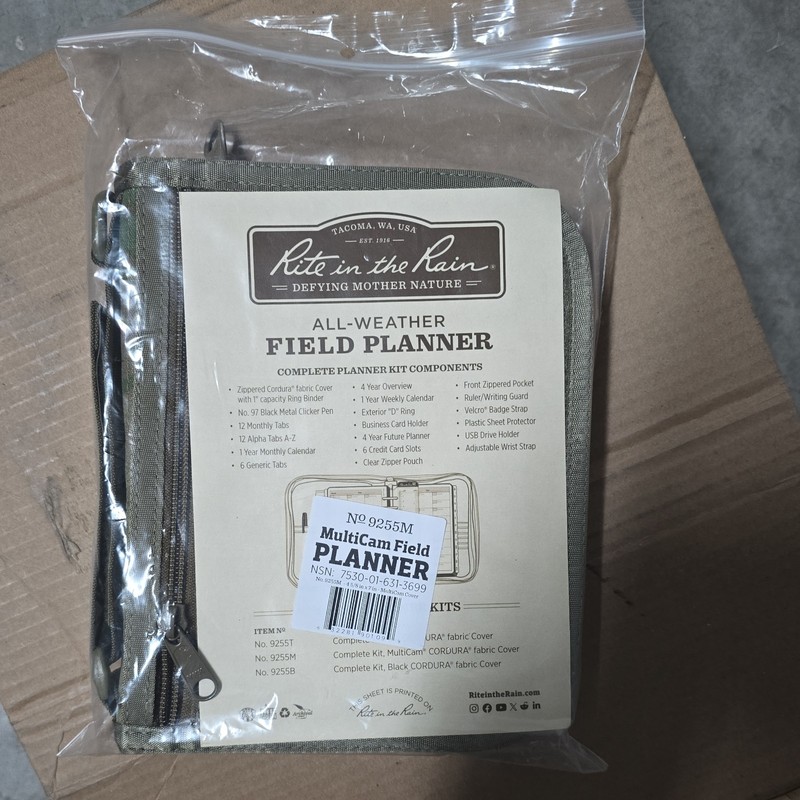Rite in the Rain All Weather Field Planner Multicam Field Planner No9255M