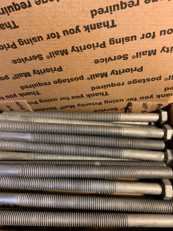 Bolt Hex Head 1/2″-13 x 8″ Hot Dip Galvanized (18ea)