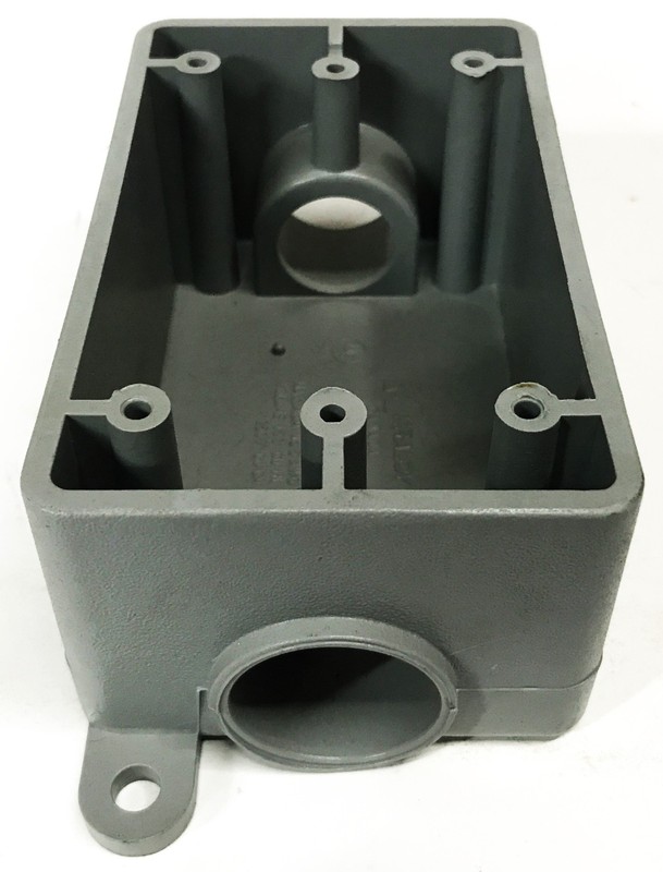 Kraloy 1-Gang 1/2 inch 3/4 inch PVC Conduit Box FSC05/FSC07 [Lot of 2] NOS gallery