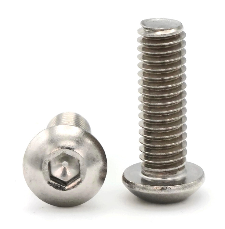 1/4"-20 | 18-8 Stainless Steel Button Head Socket Cap Screws - All Length & Qtys gallery