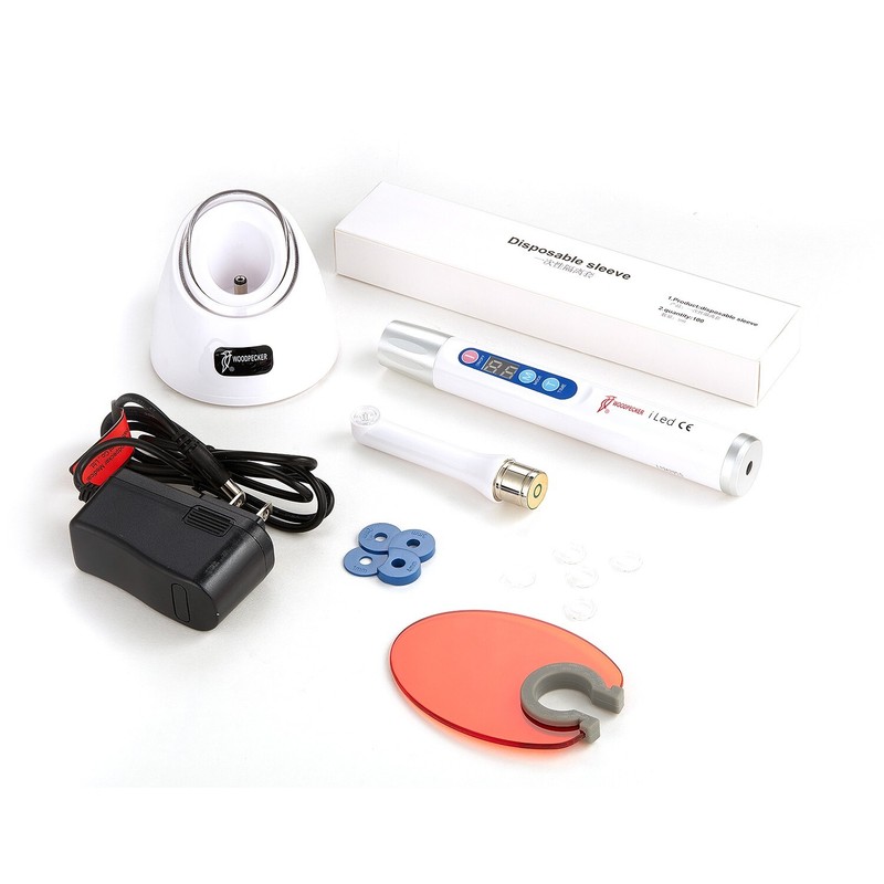 100% Woodpecker Dental iLED Curing Light Lamp Wireless 1 Second Curing 2500mw/c㎡ gallery