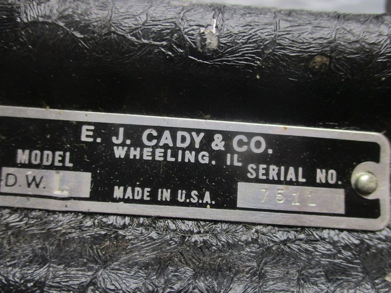 EJ CADY DW MICROMETER 0-190 UNMP gallery