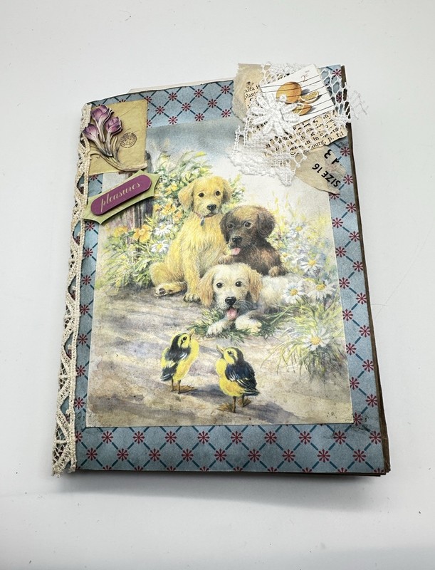 Junk Journal Pleasures Themed Medium Is Brown Paper Bags And Coffee Dyed Paper gallery