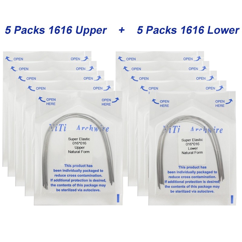 100PCS Dental Orthodontic Arch Wire Niti Natural Form Round Rectangular 16x22 14 gallery