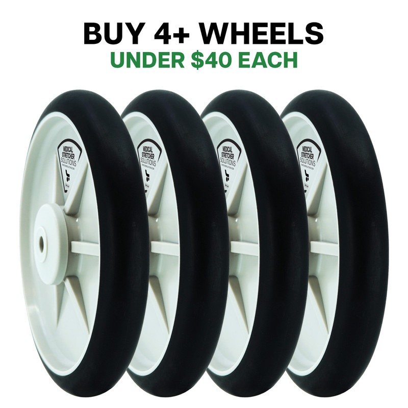 Stryker Stretcher Wheel 8" Replaces 0753-103-215 & 0715-002-025*NEW* gallery