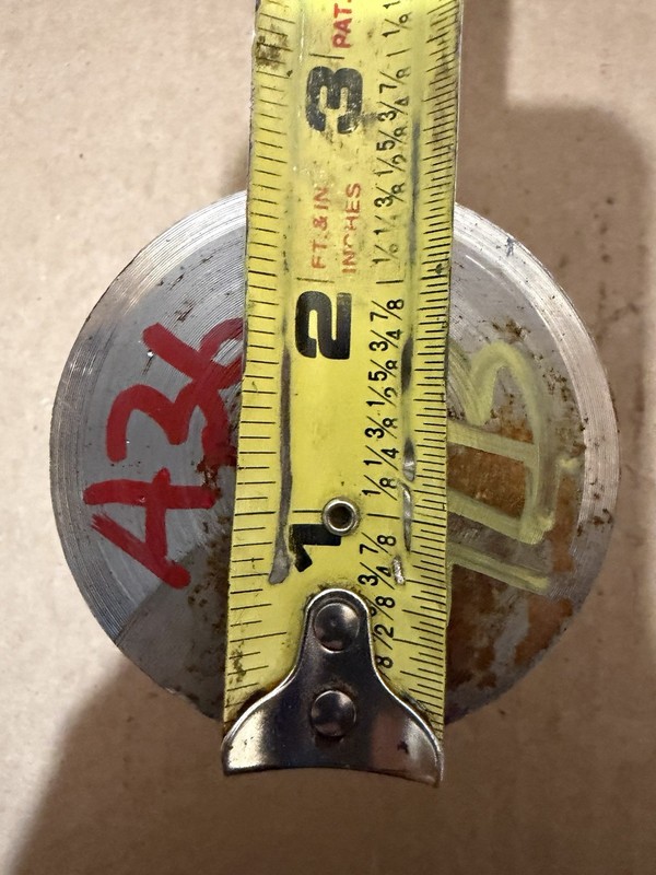 Single Piece A36 Hot Roll Steel Round Bar Stock 2 1/2” x OD x ~2 1/2” gallery