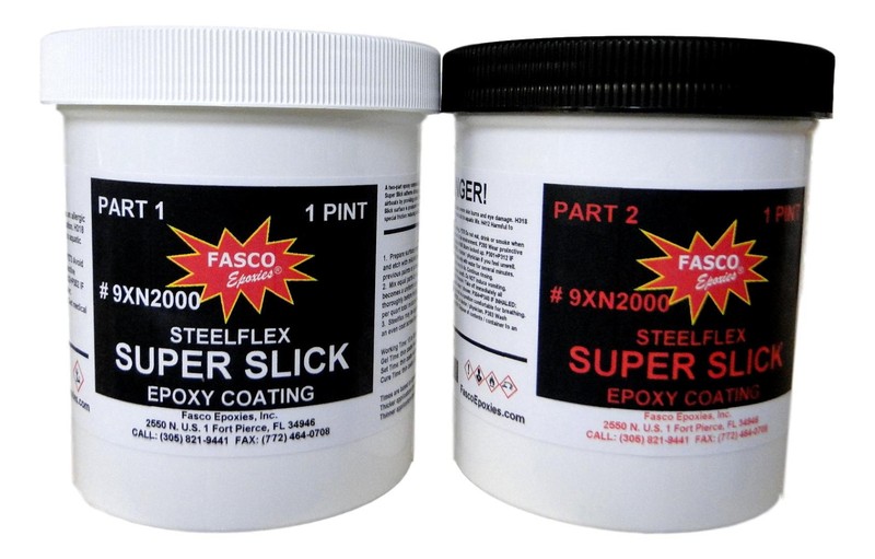 Super Slick 2000 Epoxy Bottom Coating for Airboats, Jet Ski’s, etc.: Quart Kit