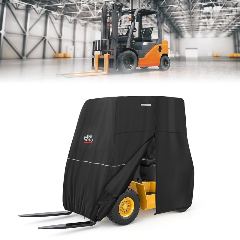 KEMIMOTO 420D Heavy Duty Forklift Storage Cover for most Standard Forklifts
