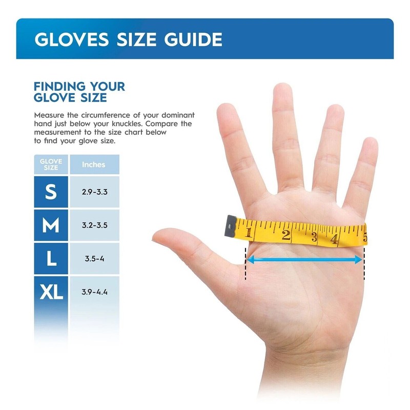 Kingfa Blue Nitrile Medical Gloves FDA Powder & Latex Free Disposable 3 mil gallery
