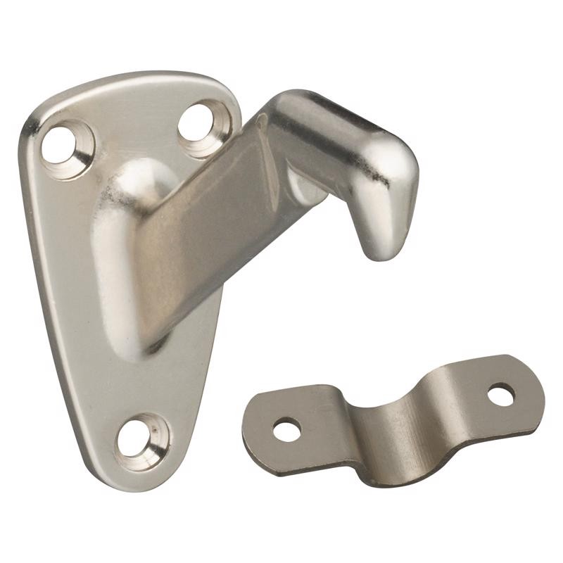 National Hardware Silver Zinc Die Cast w/Steel Strap Handrail Bracket 250 lb
