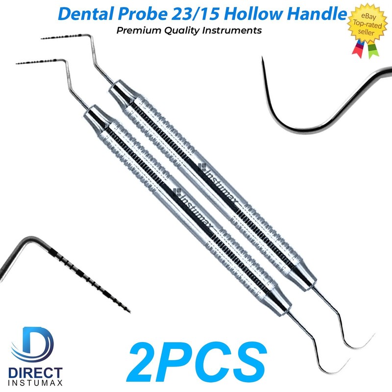 Dental Perio Explorer 23 Probe UNC 15 Color Marking Diagnostic Double Ended Tool
