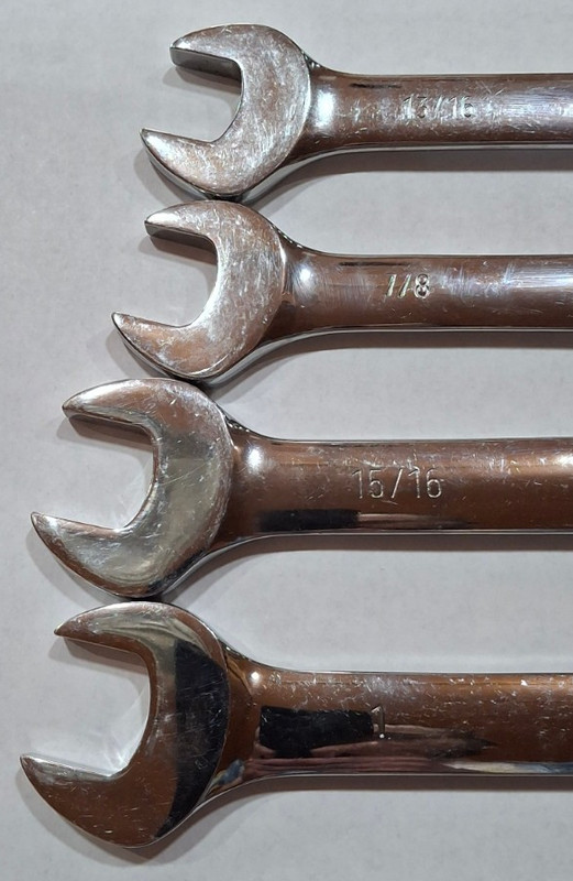GearWrench large SAE ratcheting wrenches, sizes 13/16”, 7/8”, 15/16”, & 1” gallery