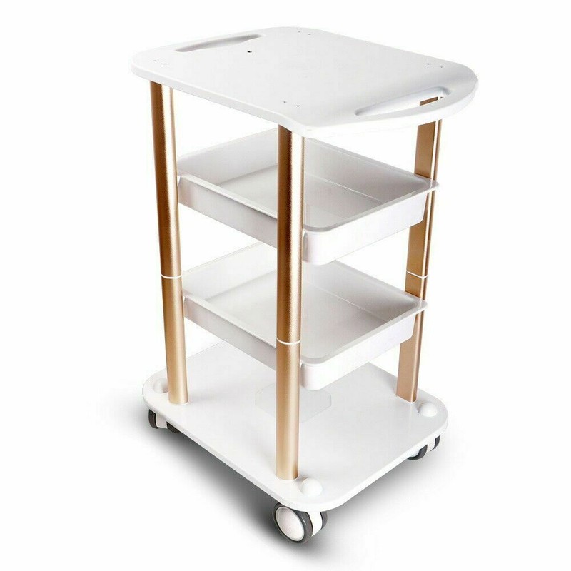 Rolling Cart Salon SPA Trolley Stand For Cavitation Beauty Machine Instrument US