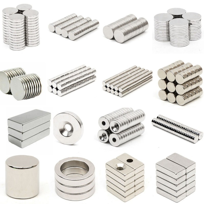 10 100 Round Disc Block Square Cube Magnets Rare Earth Neodymium N52 N50 N48