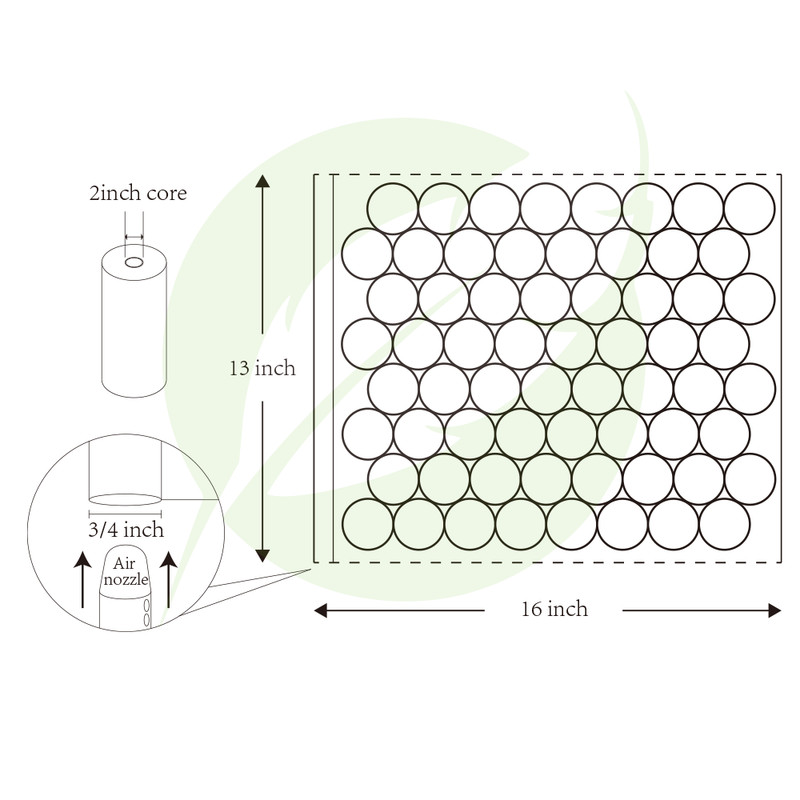 Heavy duty 16" 1000ft Air Cushion Machine Film Bubble Packaging Padding 1 Roll gallery