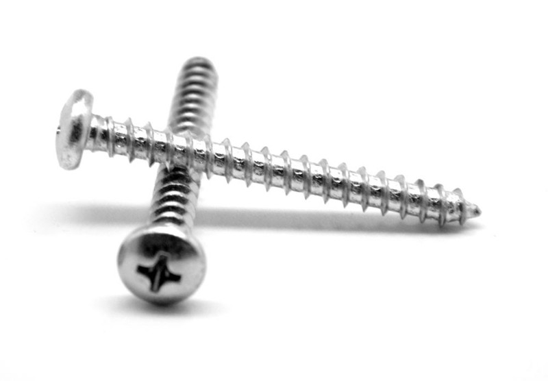 #8-18 x 2″ Sheet Metal Screw Phil Pan Hd Type AB Zinc Plated