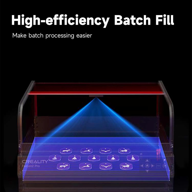 Creality Falcon2 Pro 22W Laser Engraver HighPower Precision for Wood Glass Metal gallery