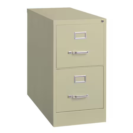 Hirsh 14415 15″ W 2 Drawer Vertical File Cabinet, Putty, Letter