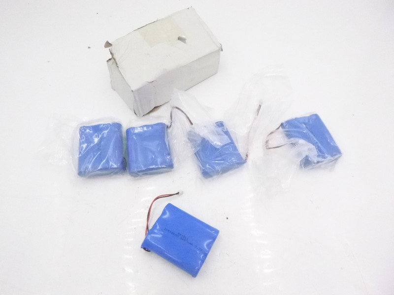 5 Pack of Three Parallel Rechargeable Battery Packs Lithium High Capacity