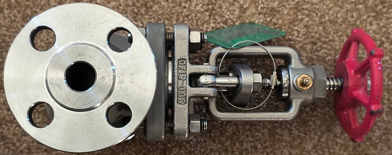 Ladish 7272 3/4" Class 150 CF8M Globe Valve Flanged NOS gallery