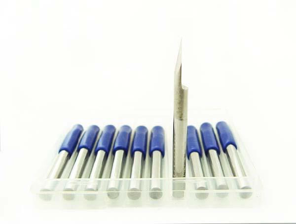 KLOT Solid Carbide 1/8 3.175/4/6mm Metal Engraving Bit 0.1mm/0.2mm CNC Router