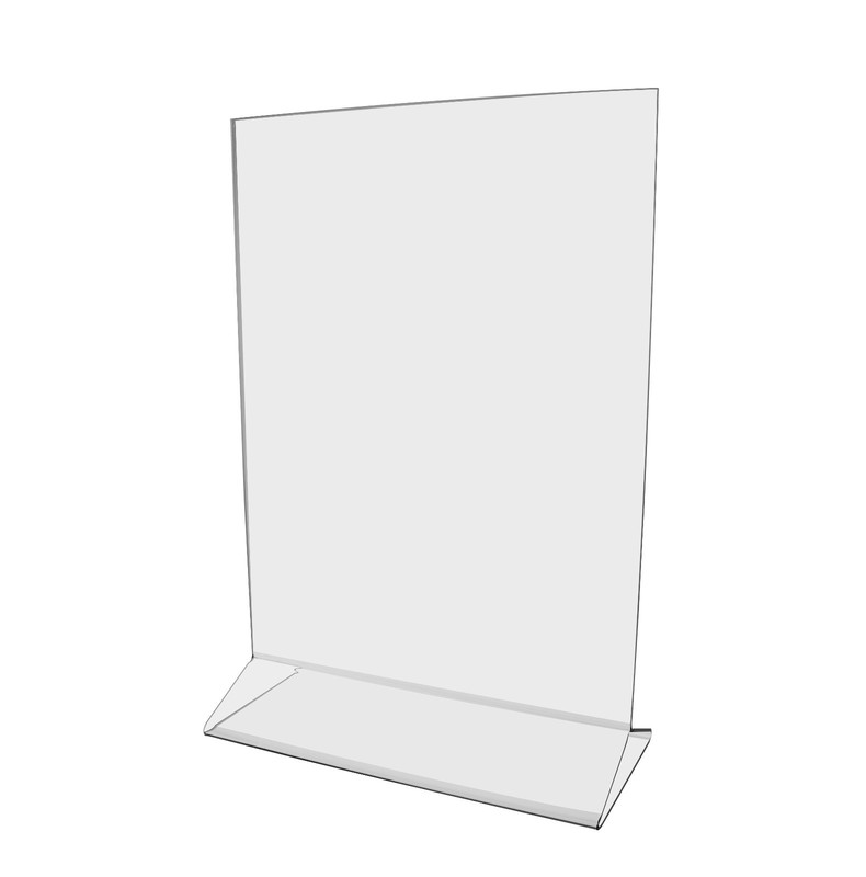 4 Pack 6″W x 8″H Sign Holder Top Load Double Sided Menu Countertop Frame