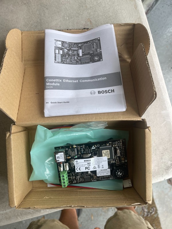 Bosch B426 Conettix Ethernet Communication Module For Security Systems New