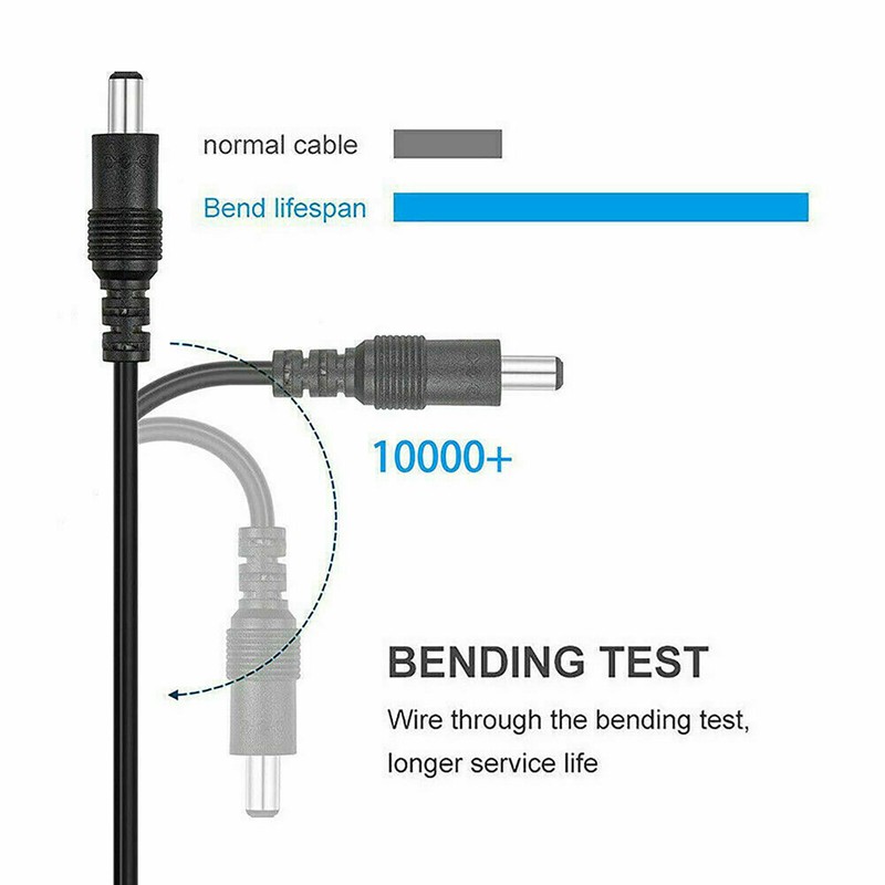 Power Extension Cable for 12V DC 0.3m-20m CCTV LED & Adapters 2.1mmx5.5mm Jack gallery