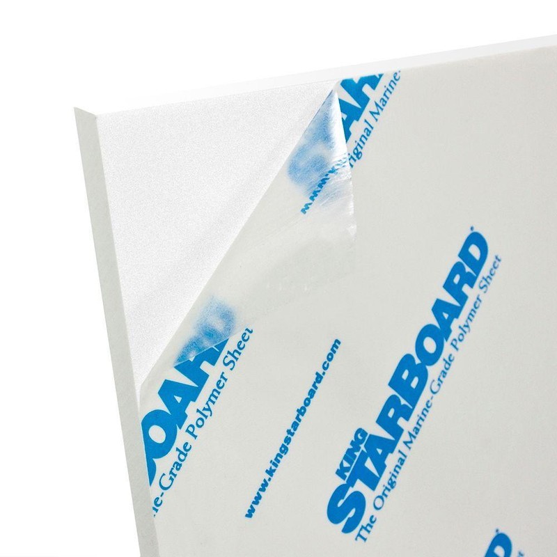 White King Starboard HDPE Polyethylene Plastic Sheet 1/2″ x 12″ x 27″ Textured