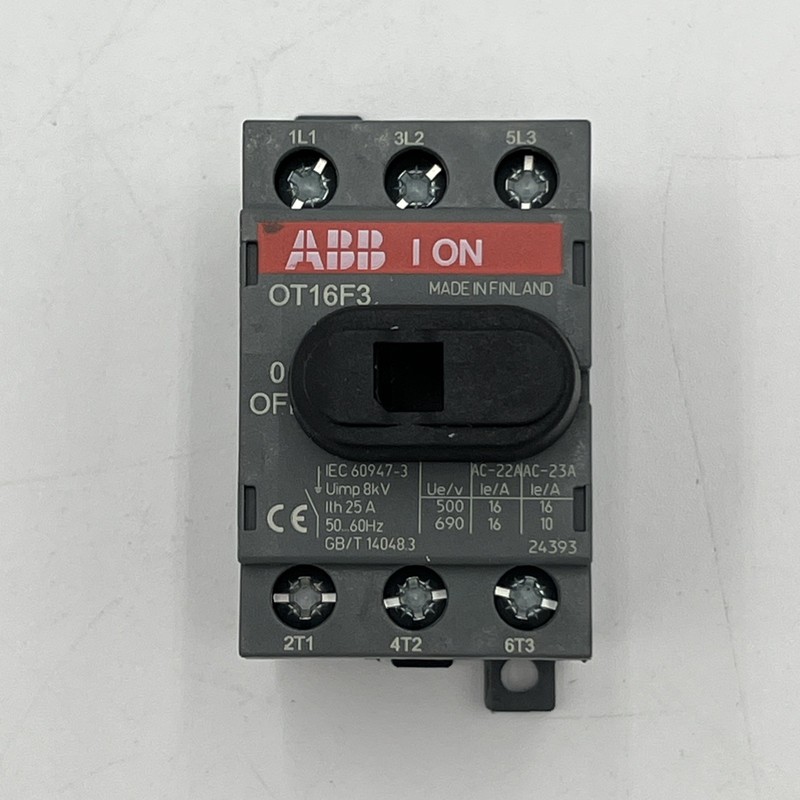 NEW!! ABB OT16F3 Switch Disconnector 3-pole Front Operated 16A - 1SCA104811R1001 gallery