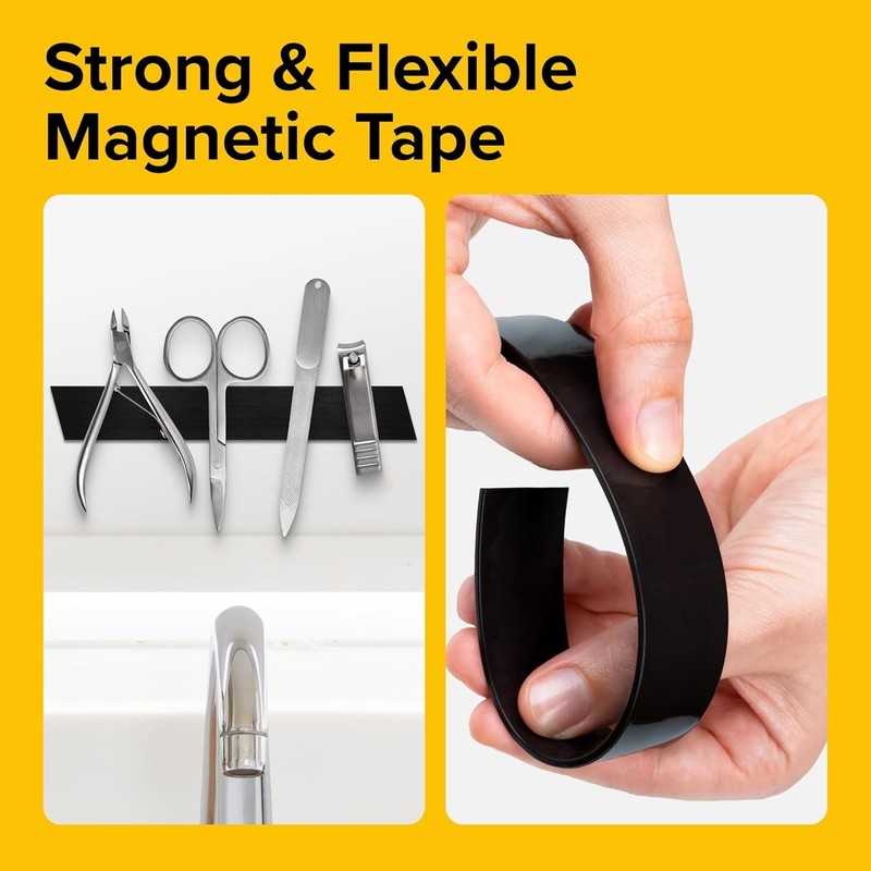 Super Sticky Magnetic Tape 10ft x 1/2in for Easy DIY Crafts & Organization gallery