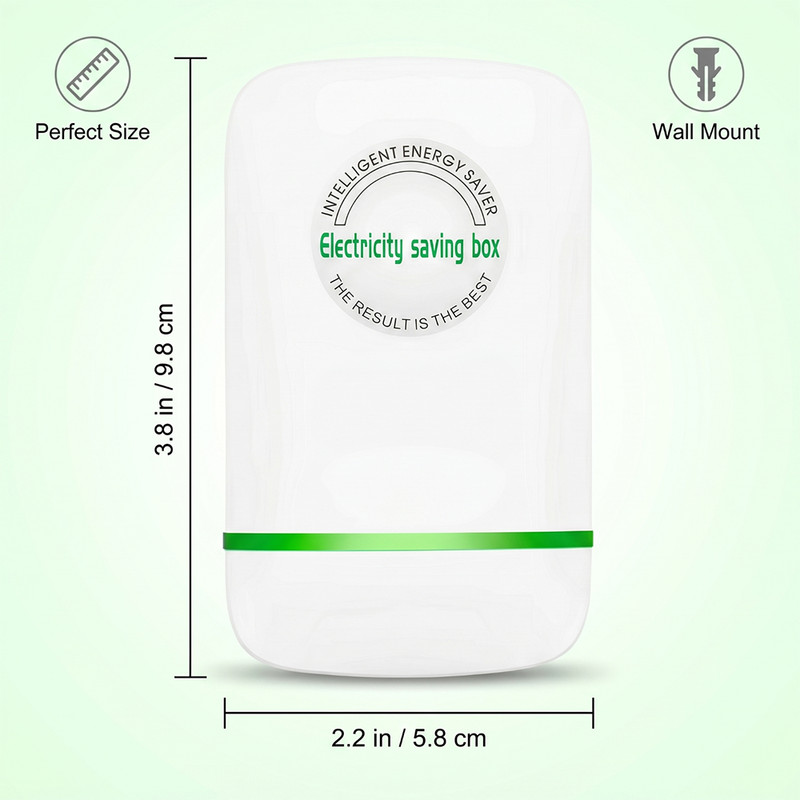2pcs Pro Power Saver Energy Saver Household Power Saver Electricity Saving US gallery
