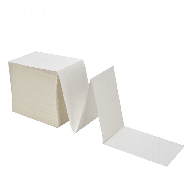 500x Fanfold Direct Thermal Shipping Labels for Zebra & Rollo Printers 4" x 6" gallery