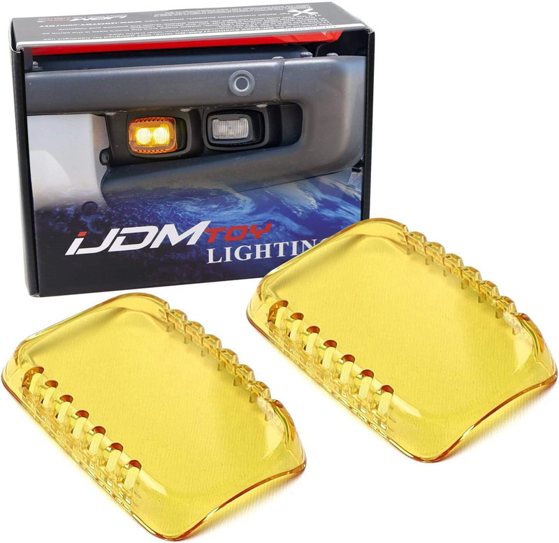 Selective Yellow LED Fog Light Shield Covers for 2021-Up Ford F-150 Raptor gallery
