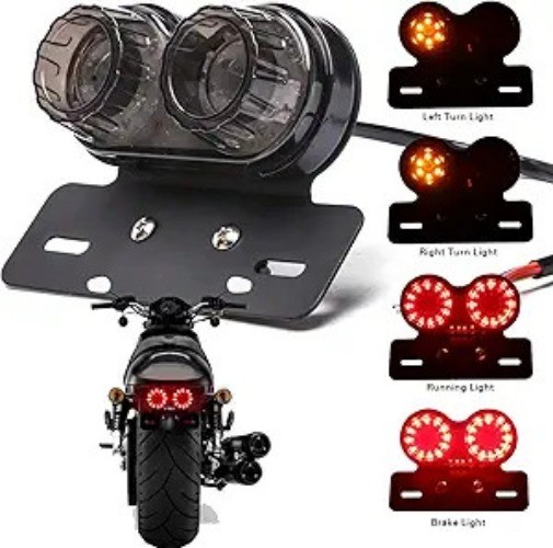 40 LED 40W Motorcycle Tail Light Integrated Running Lamp Brake&Turn Signal Light