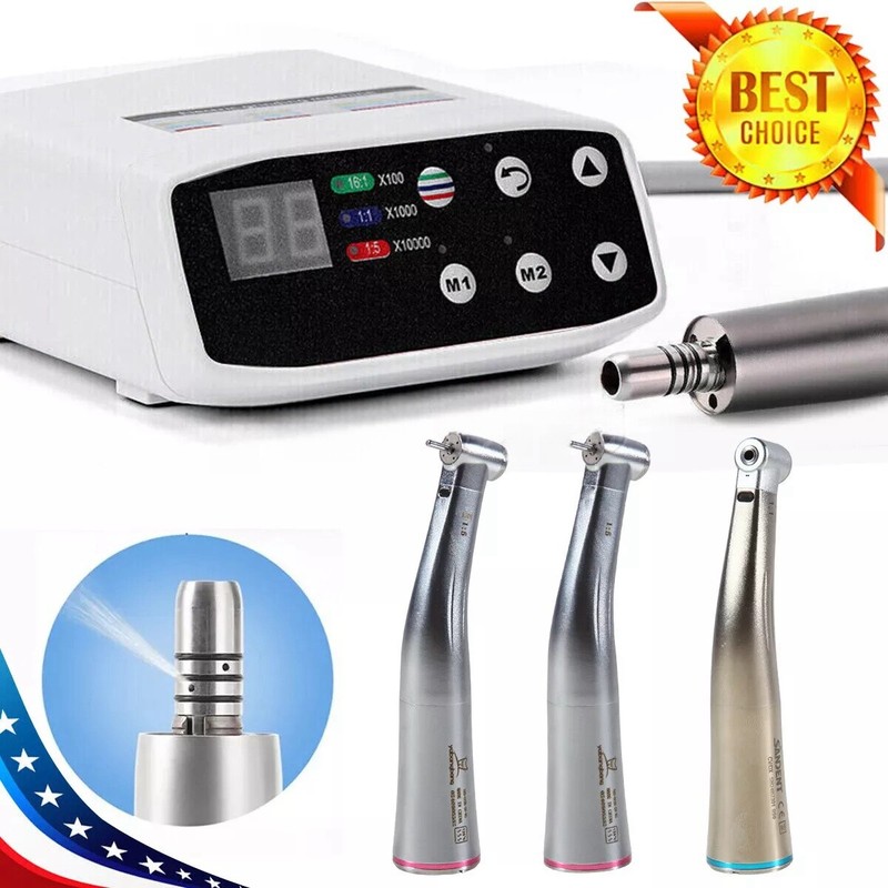 NEW Dental Electric Brushless LED Micro Motor15 Increasing Handpiece 1:1 st gallery