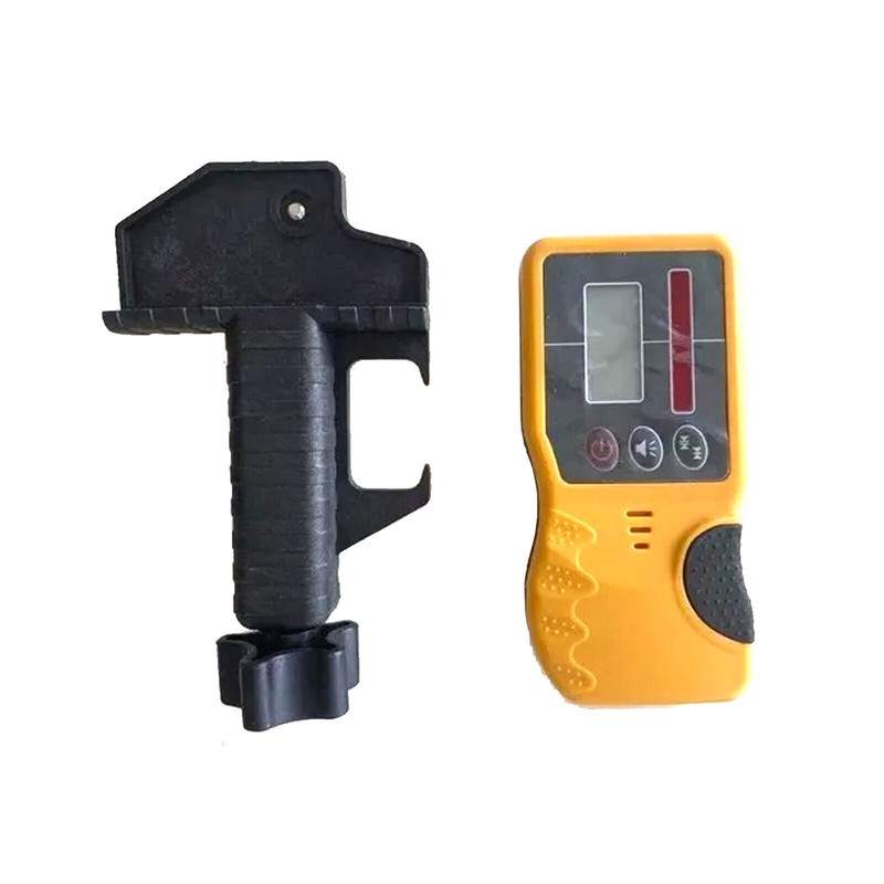 500m Red Beam Laser Leveling Detector Lcd Dual Display Rotating Level Receiver