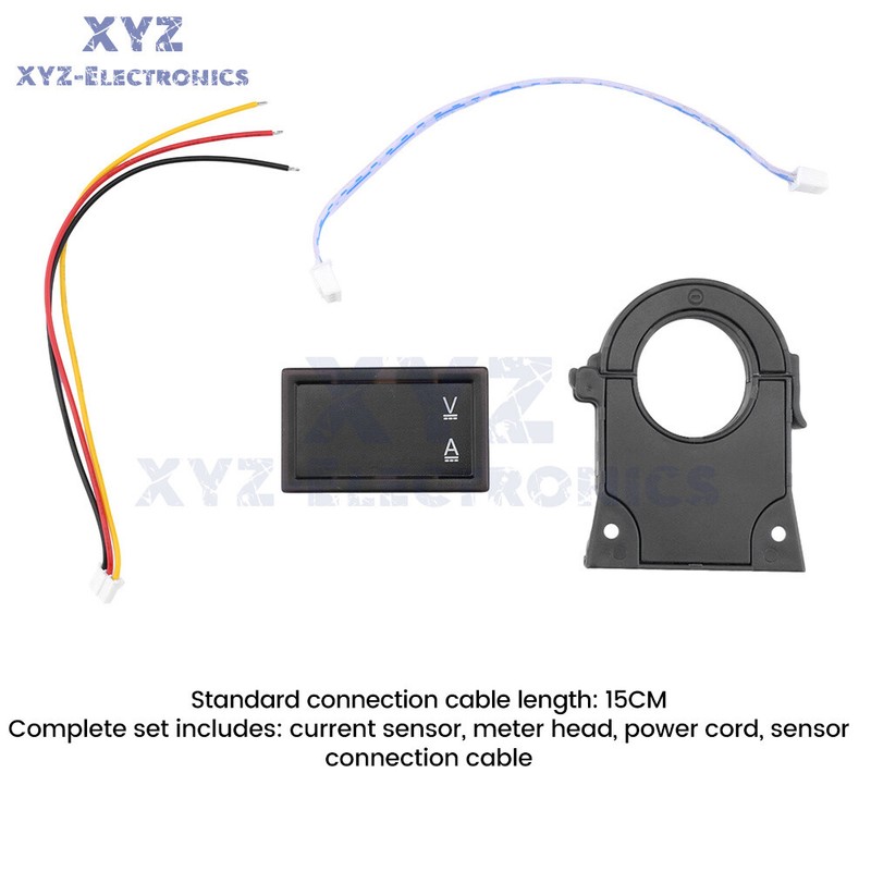DC0-300V 0-400A Isolated Digital Current Voltage Meter Hall Ammeter Voltmeter gallery