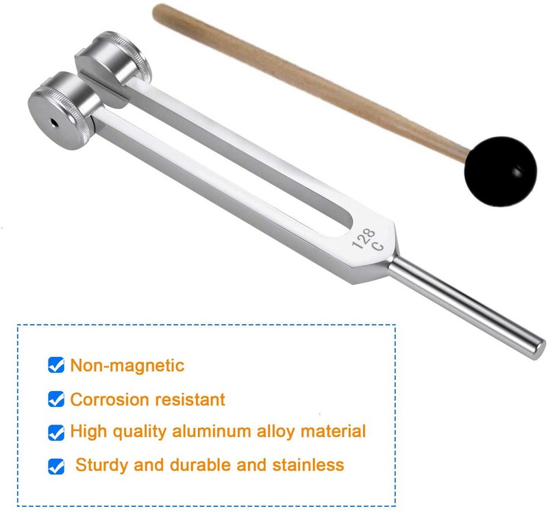 128Hz Chakra Tuning Fork Medical Healing Music Instrument Physics Teaching Aids gallery
