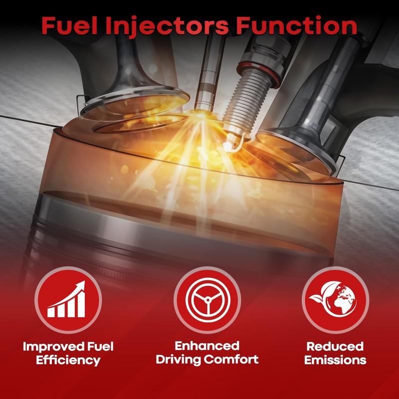 Femibon Fuel Injectors 05037479AA Compatible with hemi 5.7 gallery