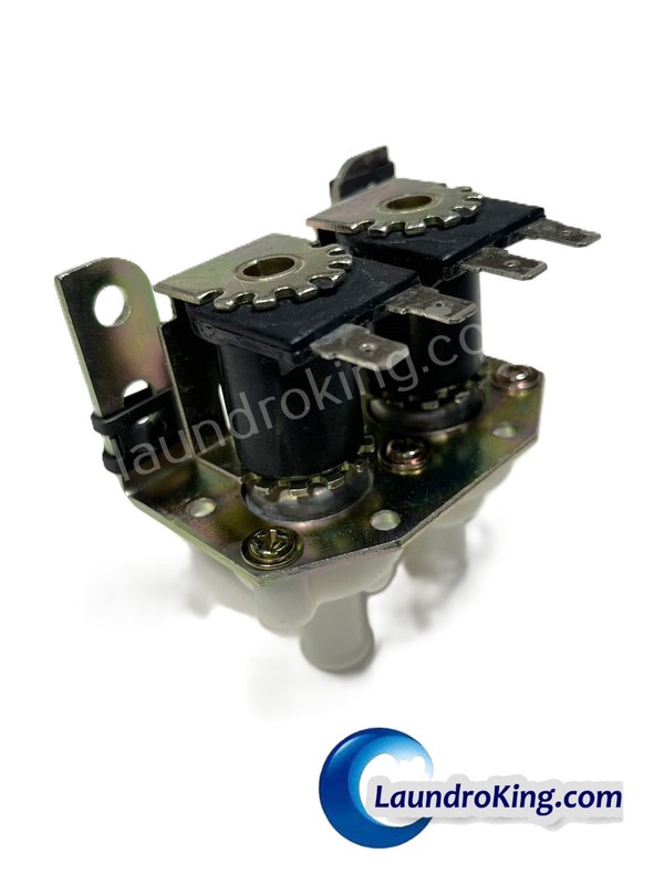 9379-183-012 WATER INLET VALVE 2 WAY 110V FOR DEXTER WASHERS WITH SPEED NUTS gallery