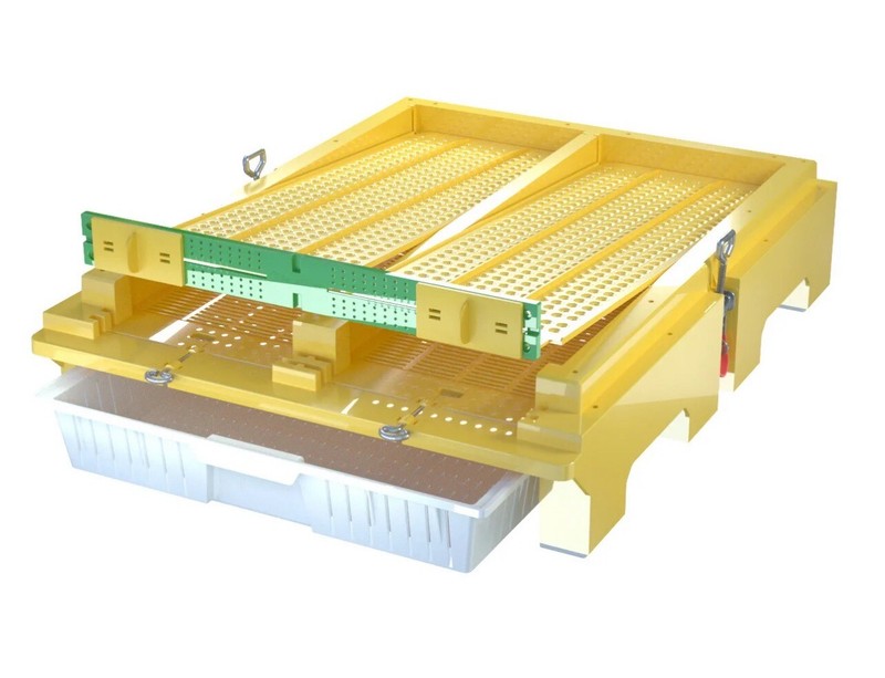 BeeHive Plastic Langstroth Size ,3 layers INSULATED Plastic Beehive (OPEN BOX) gallery